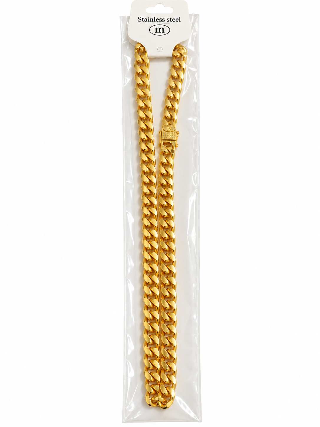 Lavish Golden Curb Chain