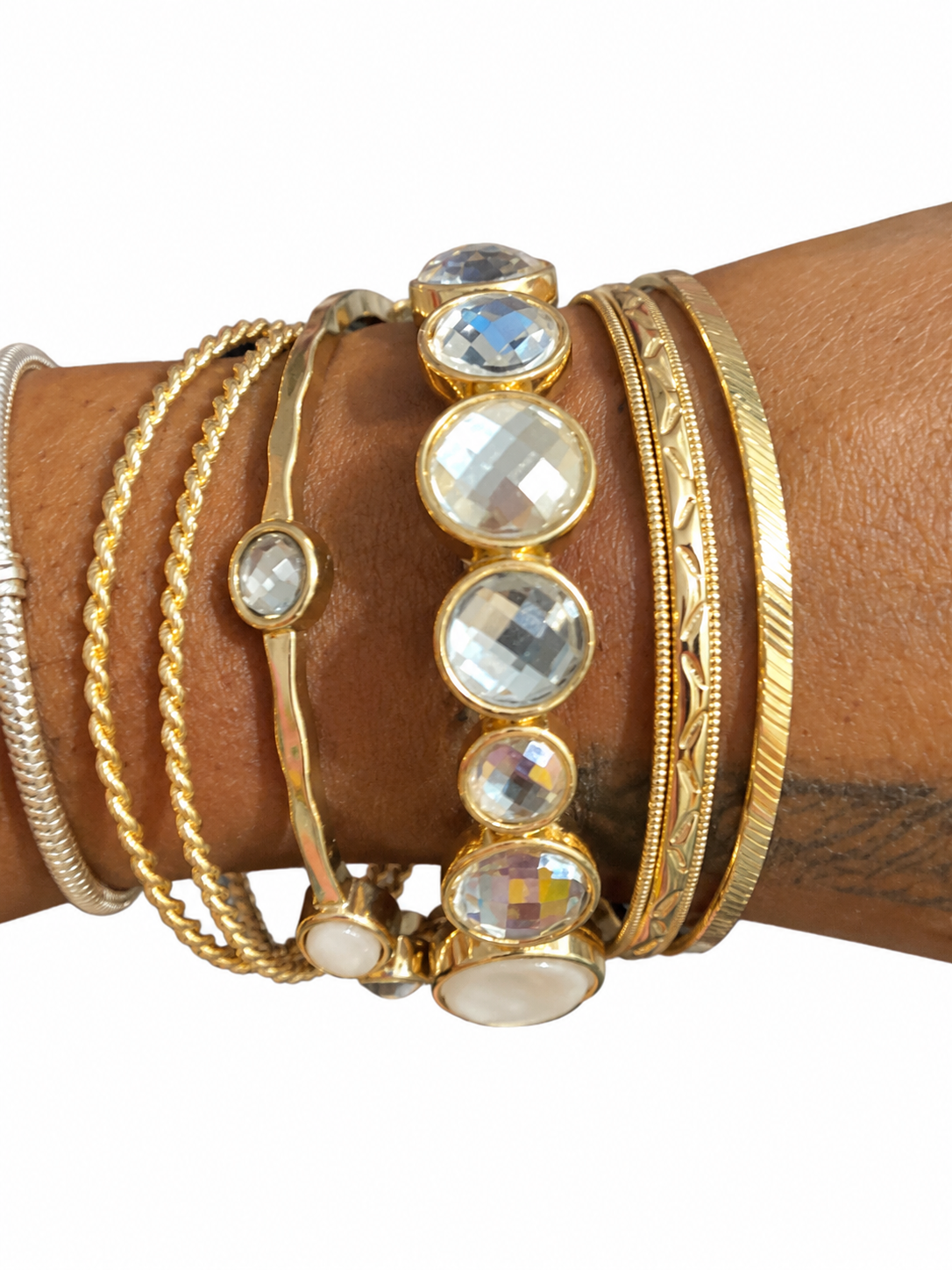 Lavish Luxe Gemstone Bracelet Stack
